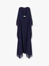 Tom Ford Satin Jersey Kaftan With Golden Belt