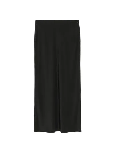 Tom Ford Silk Maxi Skirt In Black