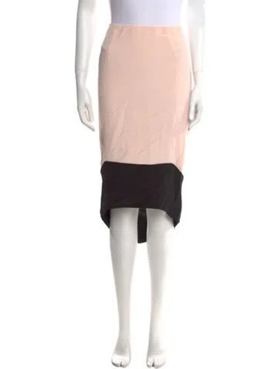 Pre-owned Tom Ford Silk Midi Length Skirt In Multi