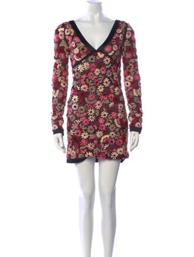Pre-owned Tom Ford Silk Mini Dress In Black