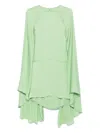 Tom Ford Silk Mini Dress In Green
