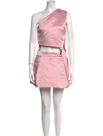 Pre-owned Tom Ford Silk Mini Dress In Pink