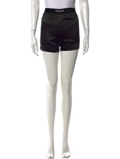 Pre-owned Tom Ford Silk Mini Shorts In Blue