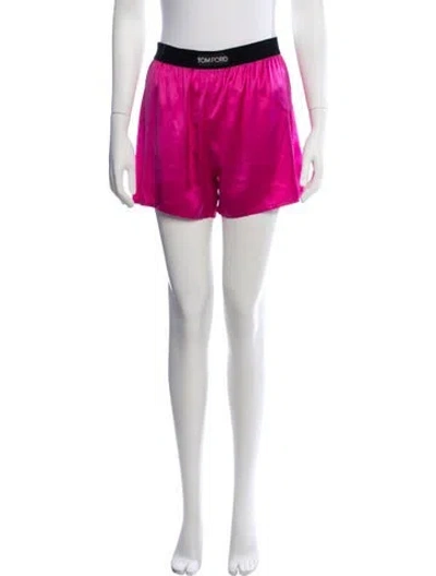 Pre-owned Tom Ford Silk Mini Shorts In Pink