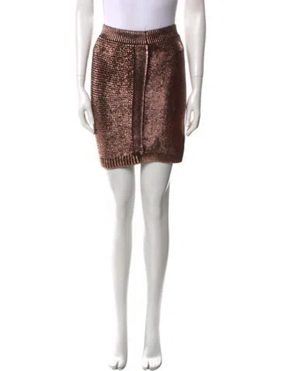 Pre-owned Tom Ford Silk Mini Skirt