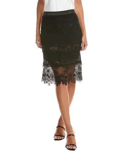 Tom Ford Silk Mini Skirt In Black