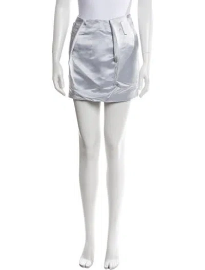 Pre-owned Tom Ford Silk Mini Skirt In Purple