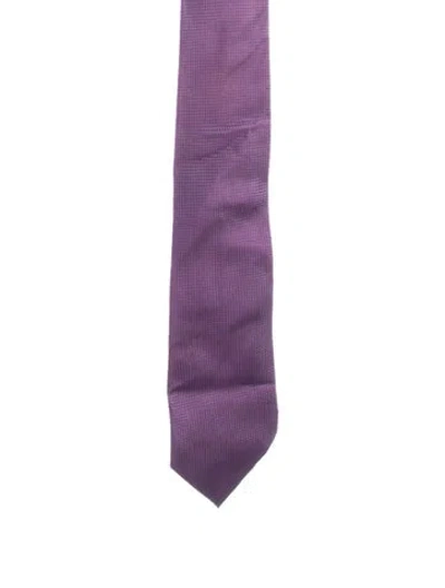 Pre-owned Tom Ford Silk Neck Tie In Purple