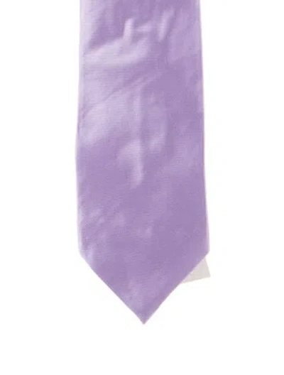 Pre-owned Tom Ford Silk Neck Tie In Purple