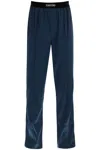 Tom Ford Silk Pajama Pants In Deep Ocean (blue)