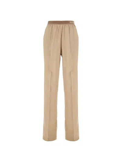 Tom Ford Silk Pajama Trousers In Gray