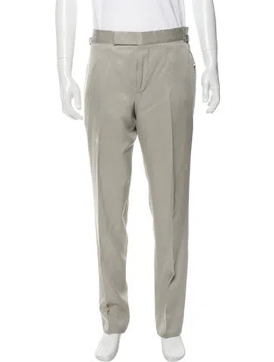 Pre-owned Tom Ford Silk Pants In Green