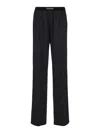 Tom Ford Black Straight Cut Trousers In Negro