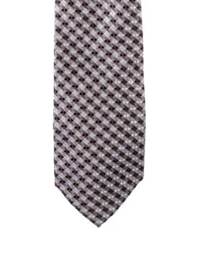 Pre-owned Tom Ford Silk Patterned Tie In Multi