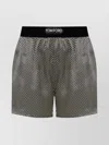 Tom Ford Shorts Stile Pigiama In Seta A Pois