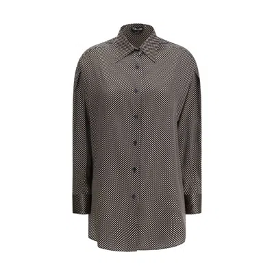 Tom Ford Silk Polka Dot Shirt