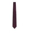 Tom Ford Silk Polka-dot Tie In Purple