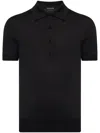 Tom Ford Pique Polo. In Black