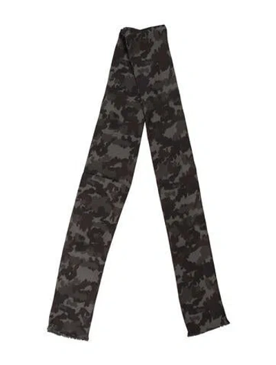 Pre-owned Tom Ford Silk Printed Bandeau In Green