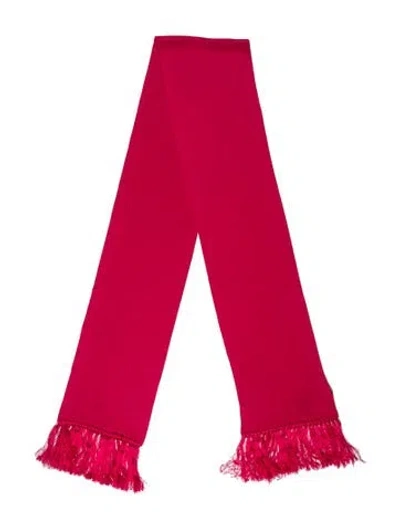 Pre-owned Tom Ford Silk Printed Scarf In Pink