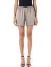 Tom Ford Stretch Silk Satin Boxer Shorts In Neutral