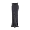 Tom Ford Silk Satin Long Skirt In Black
