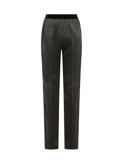 Tom Ford Silk Satin Pajama Pants In Black
