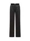 Tom Ford Silk Satin Pants In Black