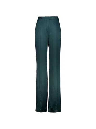 Tom Ford Silk Satin Tuxedo Trousers In Transparent