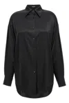 Tom Ford Stretch Silk Satin Relaxed Fit Shirt Clothing