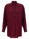 Tom Ford Camicia In Raso Di Seta Stretch Dal Taglio Rilassato