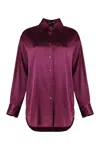 Tom Ford Camicia In Raso Di Seta Stretch Dal Taglio Rilassato