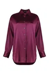 Tom Ford Silk Shirt In Brown