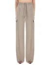 Tom Ford Silk Shirt And Wide-leg Pants Ensemble In Neutral