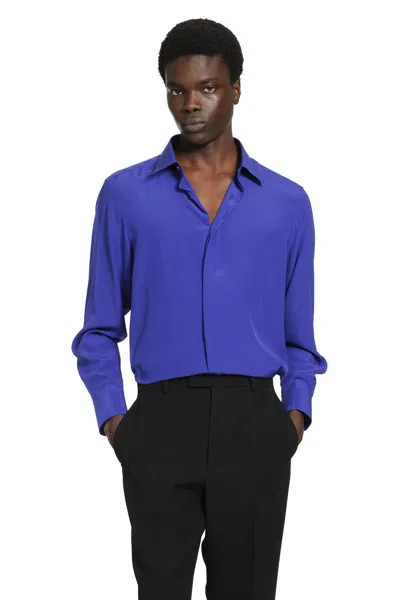 Tom Ford Long-sleeve Shirt In Blue