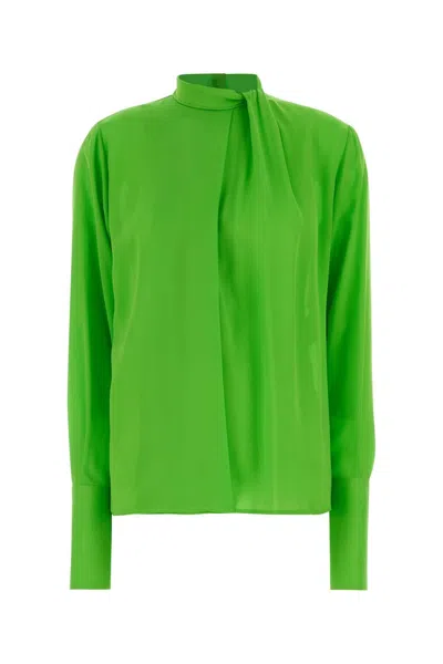 Tom Ford Silk Shirt In Green