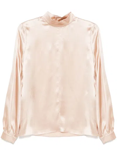 Tom Ford Silk Shirt In Orange