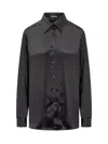 TOM FORD PLEATED SHINY SHIRT