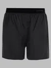 Tom Ford Peach-feel Silk Satin Pj Shorts In Black
