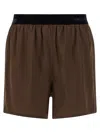 Tom Ford Silk Shorts Bermuda And Short Brown In Brown