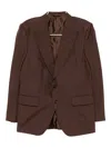 Tom Ford Silk Single-breasted Suit In Brown