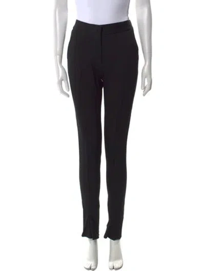 Pre-owned Tom Ford Silk Skinny Leg Pants In Black