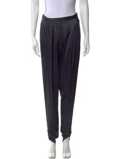 Pre-owned Tom Ford Silk Skinny Leg Pants In Blue