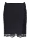 Tom Ford Silk Skirt With Lace Inserts