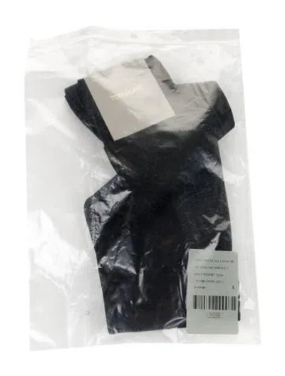 Pre-owned Tom Ford Silk Socks Size S In Black