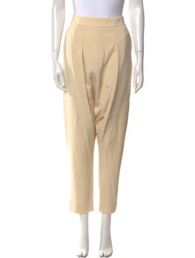 Pre-owned Tom Ford Silk Straight Leg Pants In Neutral