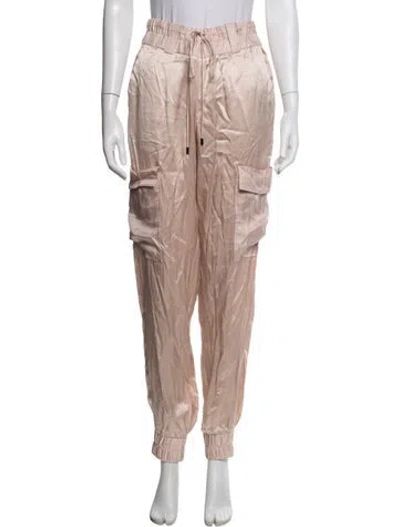 Pre-owned Tom Ford Silk Straight Leg Pants In Pink