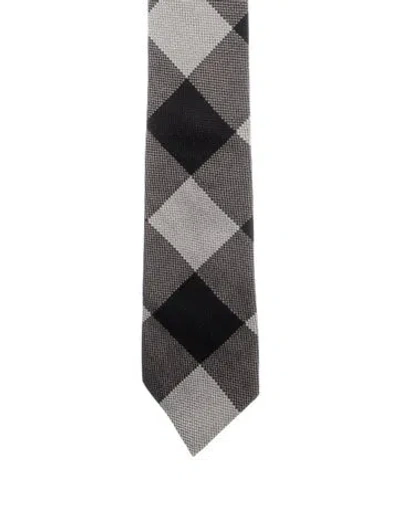 Pre-owned Tom Ford Silk Suit Tie In Black