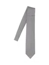 Tom Ford Textured Houndstooth Tie In Grey And Black