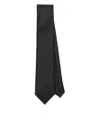 Tom Ford Solid Dot Tie With Pointed Tip And Textured Finish